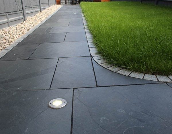 Black Limestone Paving Slabs
