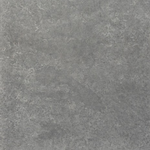 Meli Dark Grey tumbled limestone paving slab, pre-sealed finish with textured surface